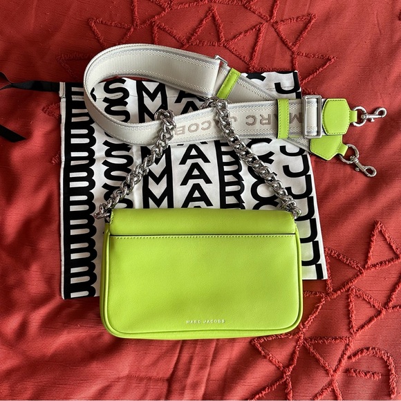 Marc Jacobs J Marc shoulder bag in green glow, new without tag - Picture 3 of 4
